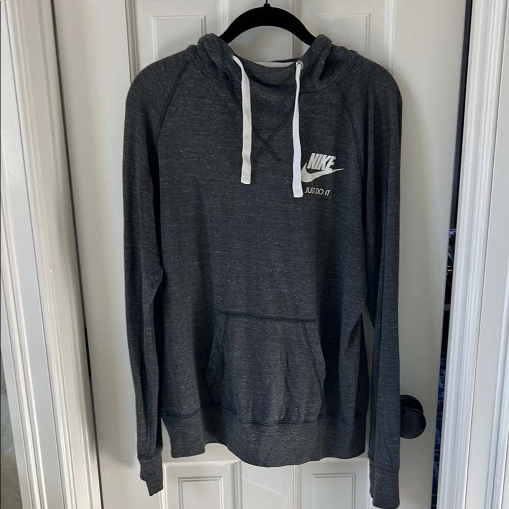 Nike Men's Dark Gray Hoodie